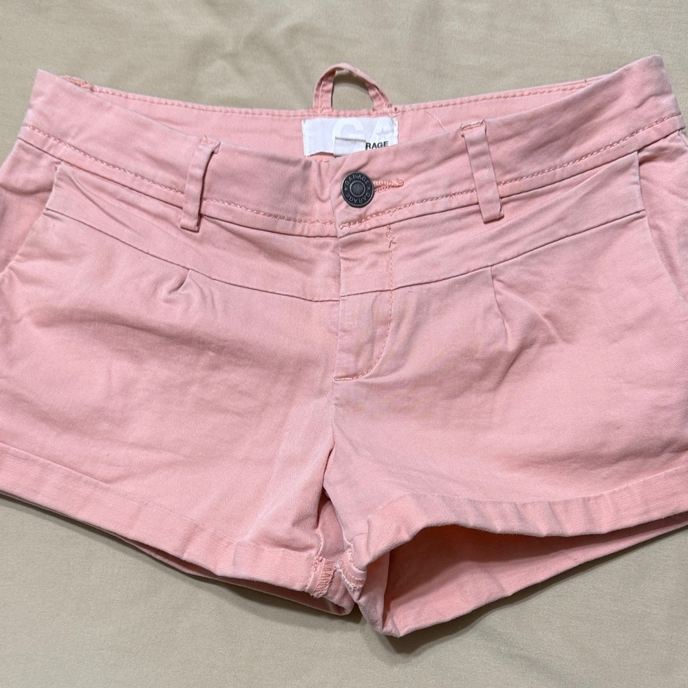 Women's Soft Pink High Waist Shorts